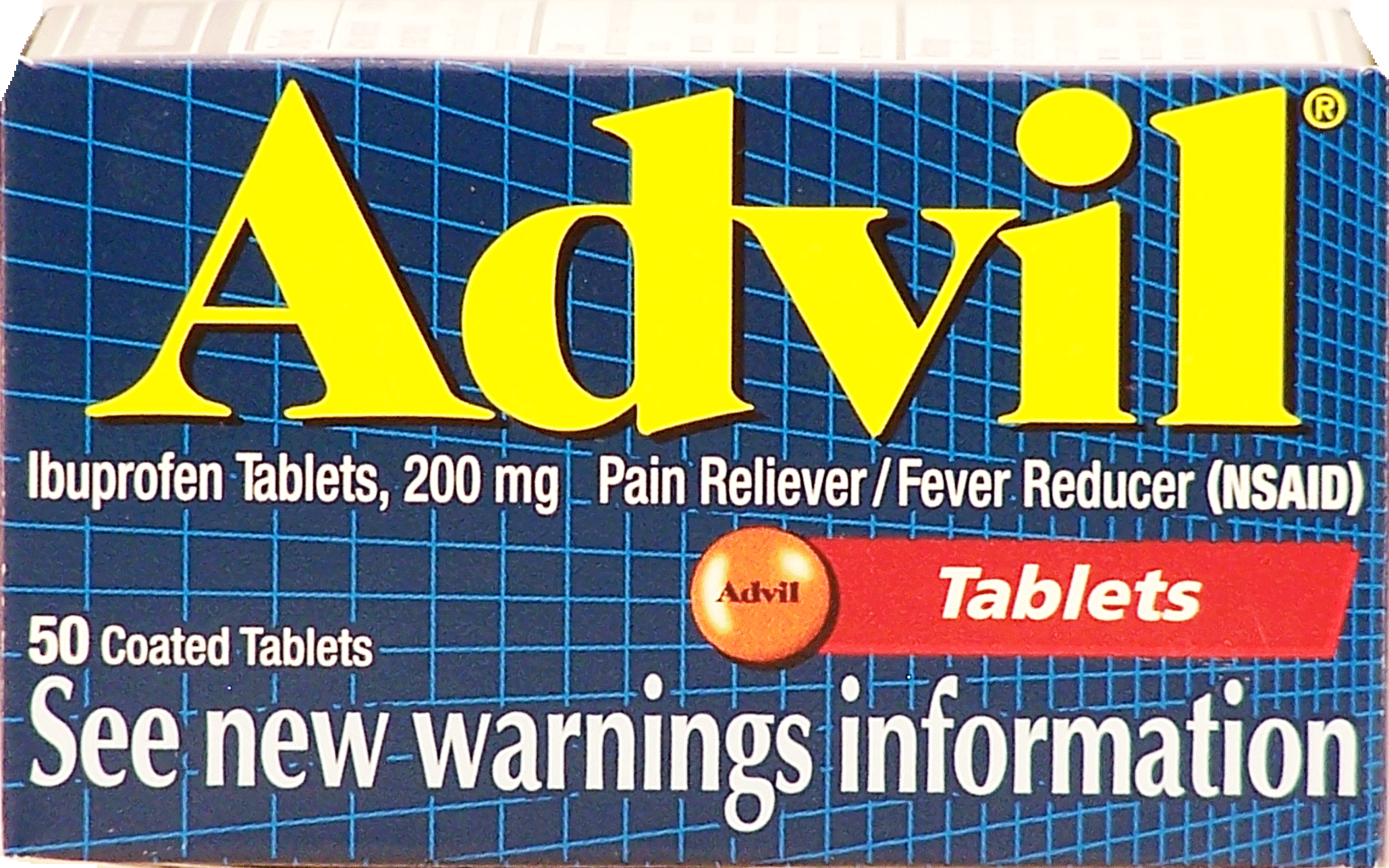 Advil  pain reliever/fever reducer, ibuprofen tablets, 200 mg Full-Size Picture